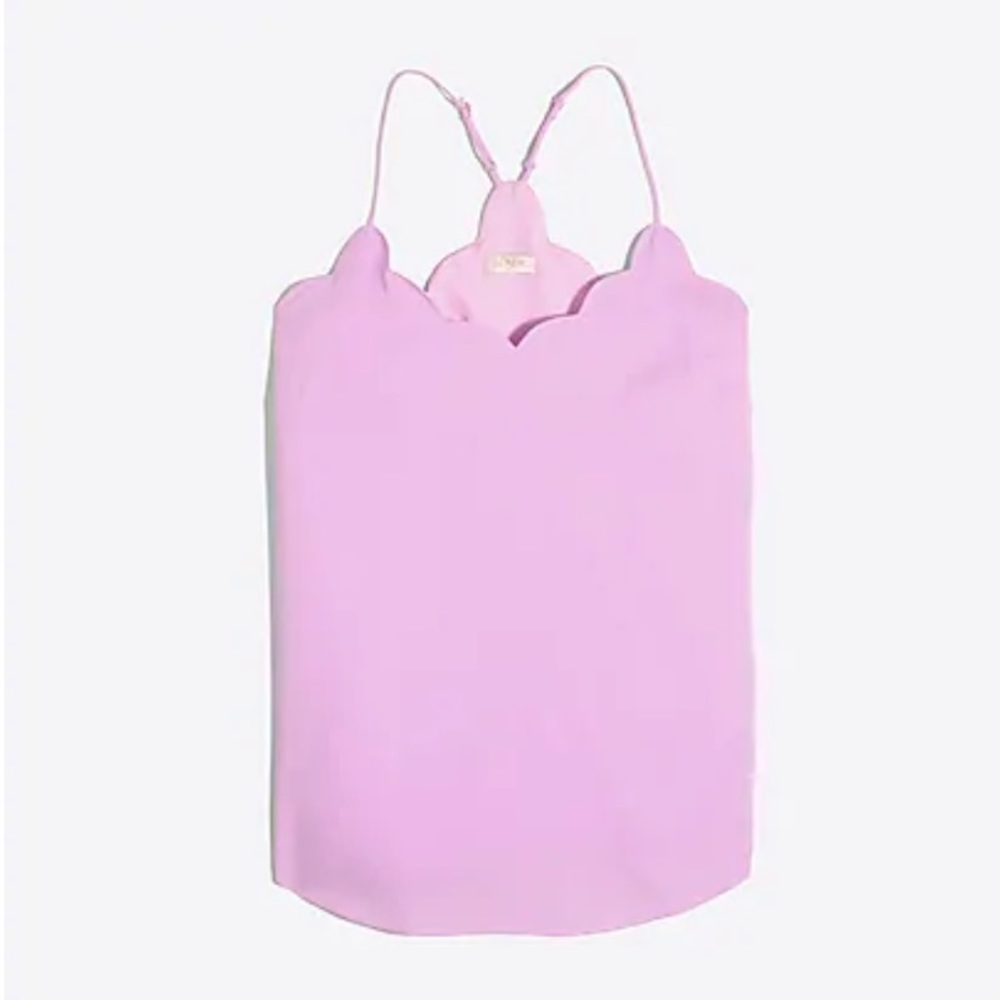 JCrew: Scalloped cami top
